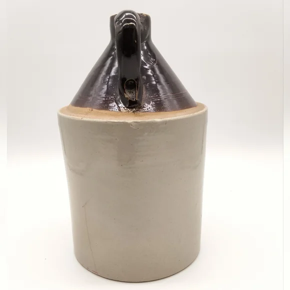 Antique 2-Gallon Stoneware Shoulder Jug  – Rustic Primitive Farmhouse Decor - Picture 2 of 12